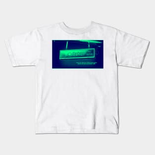 Baker Avenue, Rancho Cucamonga, California by Mistah Wilson Kids T-Shirt